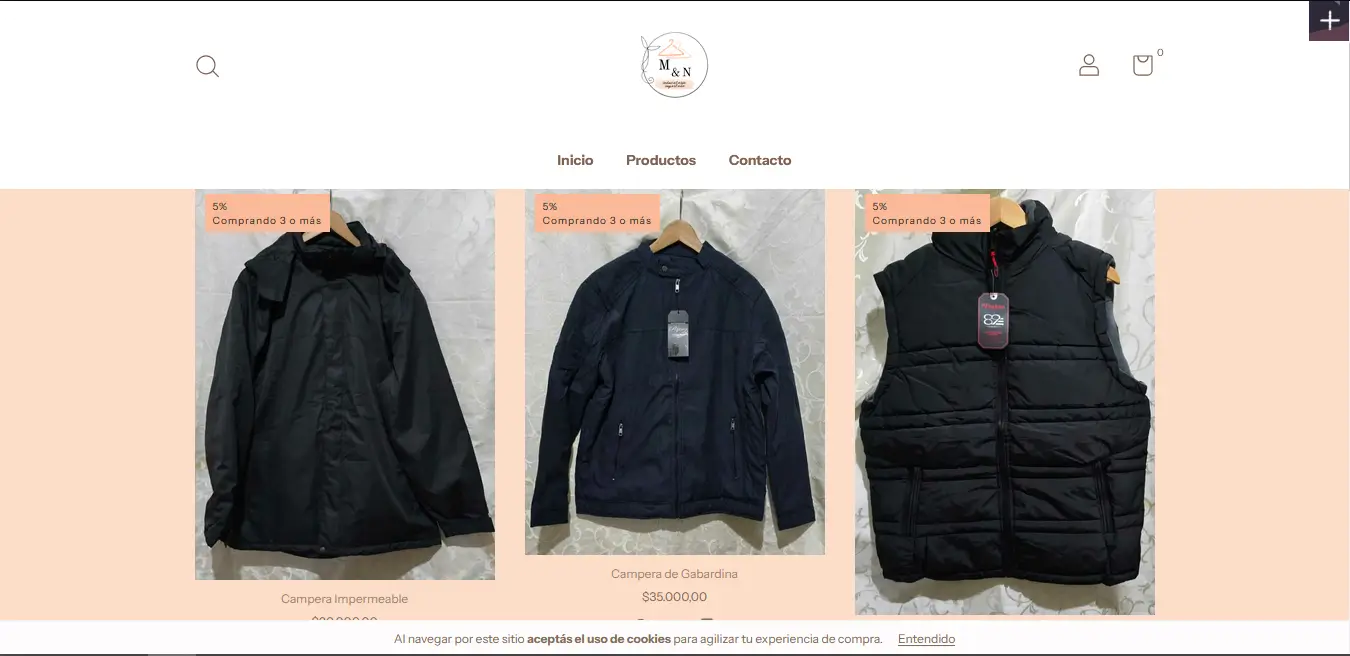 proyecto tienda online responsive